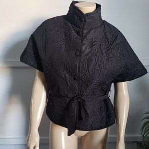 Gracia Quilted Belted Cape / Shacket/ Jacket l Size M